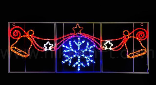 LEDチューブライトDX　スノーフレークモチーフベル