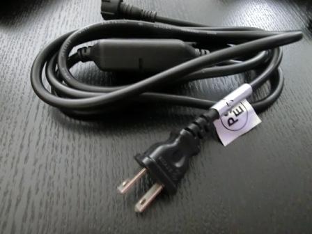 2芯パワーコード　Ver.1　ブラックコード　