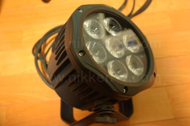 7球丸型パーライト RGBW 黒筐体 照射角15度　※電源・コード類別売り　