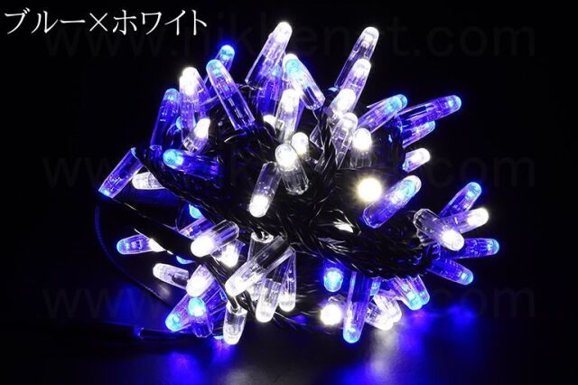 ホワイトLEDストリングライト KOZUMUWAN イルミネーション ストリングライト LED 100球 10m