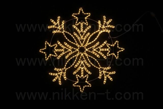 100cm×100cm　ＬＥＤ　BIGスターフレーク　002　シャンパンゴールド　送料別途要