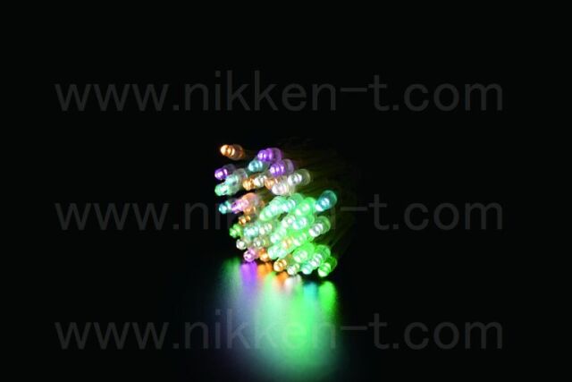 ※電源別売り　２芯ストリングライト　クリアコード　RY2　パステルマルチ　クロスライセンスＬＥＤ仕様