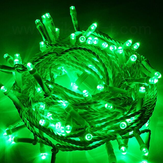 2芯ストリングライト　Ver.1　ホワイトコード　グリーン　※電源別売り　在庫限り
