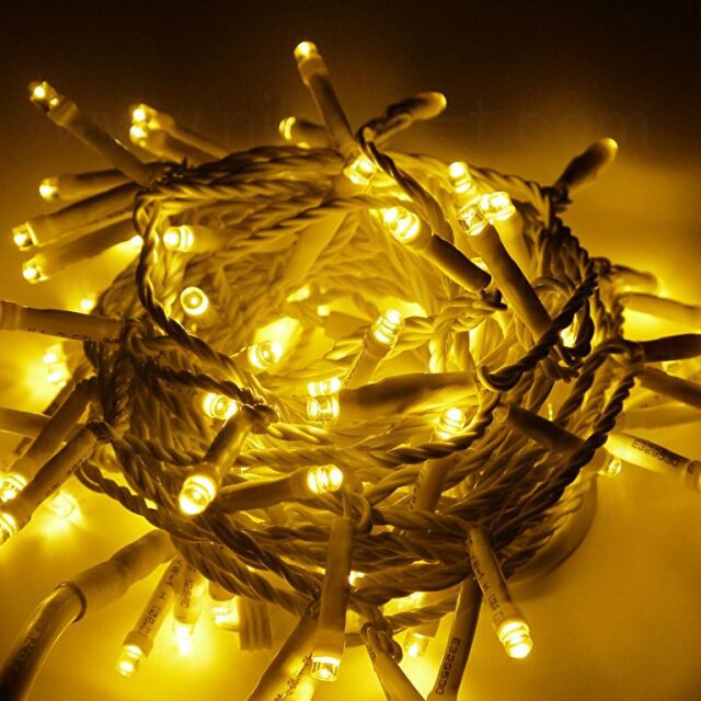 2芯ストリングライト　Ver.1　ホワイトコード　シャンパンゴールド　※電源別売り　在庫限り