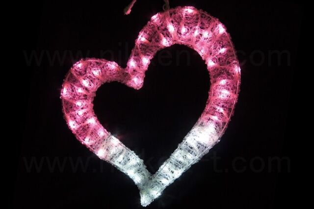 クリスタルグロー・ハート　RY2　（大）　60×60cm