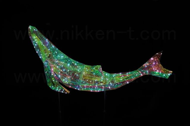 ホログラム21　クジラ　Ｗ200×Ｈ90×Ｄ75cm　送料別途要