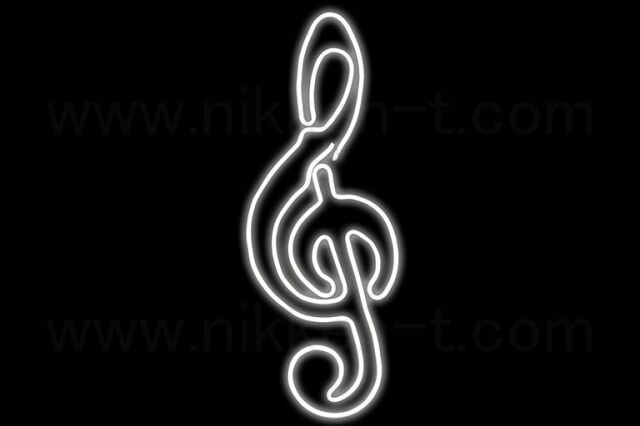 ト音記号　RY2　25×75cm