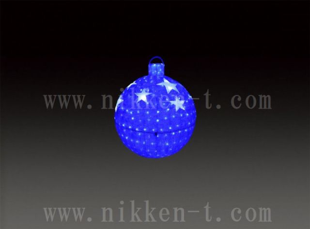 ＬＥＤクリスタルグロー　デコボール　スター（小）　