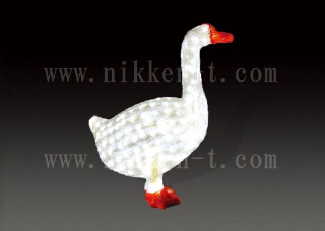 鳥イルミネーション屋外用業務用販売｜立体モチーフ【日研通商】