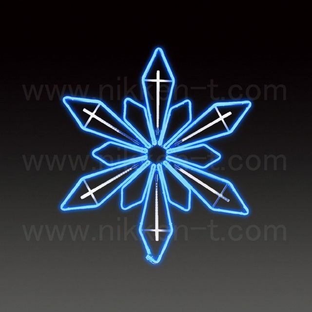 85cm×100cm　LEDフレキシ　フロークリスタル　ブルー　送料別途要