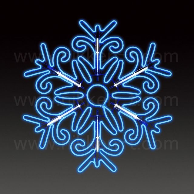 100cm×100cm　LEDフレキシ　フローダイヤ　ブルー　送料別途要