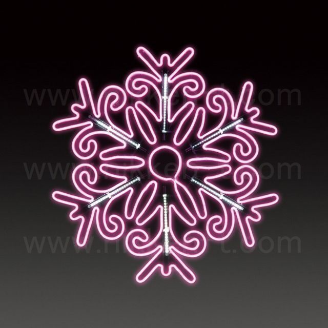 100cm×100cm　LEDフレキシ　フローダイヤ　ピンク　送料別途要