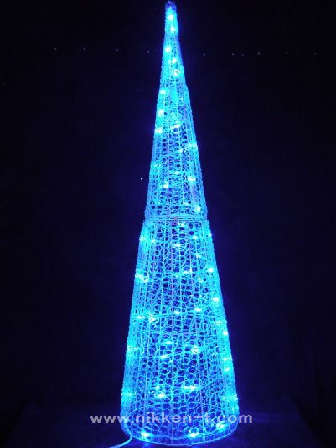 クリスタルグロー・コーン　RY2　（小）　ブルー　H150cm　送料別途要