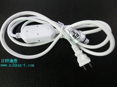 2芯パワーコード　Ver.1　ホワイトコード　