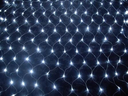 180球ネットライト　Ver.1　ホワイト　クリアコード　※在庫限り特価品※