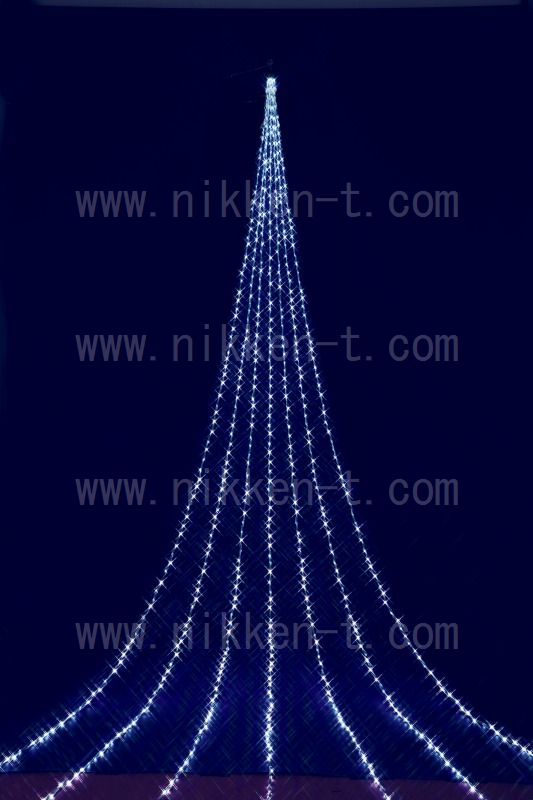 長さ5M　ニューホワイトLEDドレープライト　防滴仕様