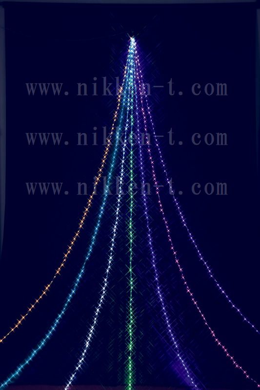 長さ5M　ニュースーパーマルチLEDドレープライト　防滴仕様