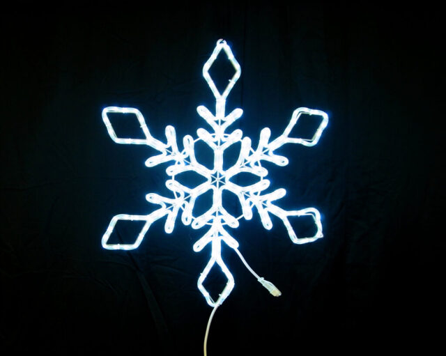 70cm×70cm　ダイヤスノーフレーク 白