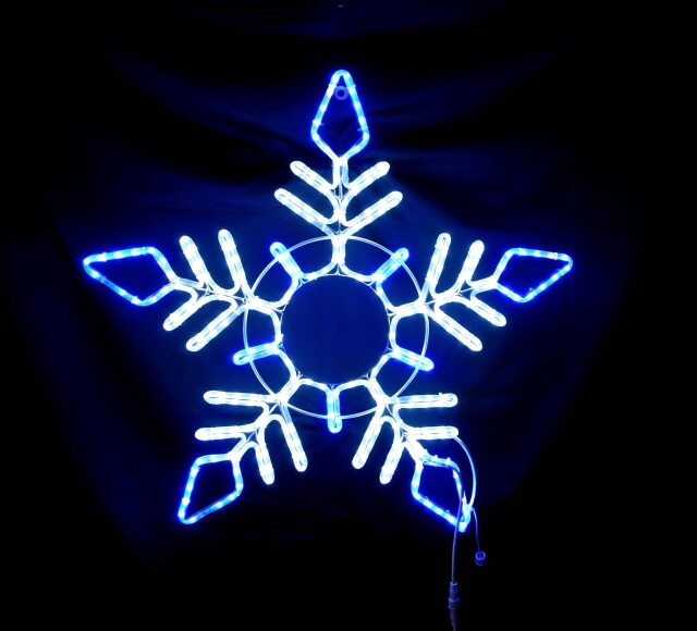 75cm×75cm　フラッシュスノーフレーク白・青　送料別途要