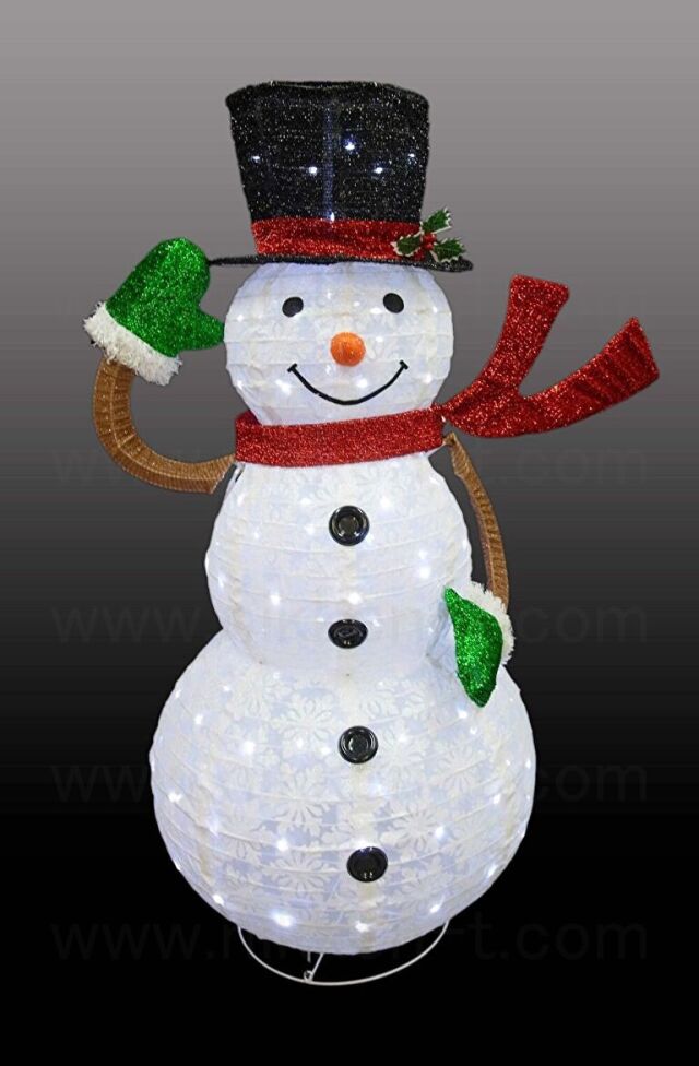 フォールドスノーマン　H120cm　