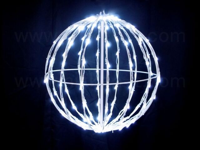 ラインボールφ50cm 白(ホワイト)　折り畳み式