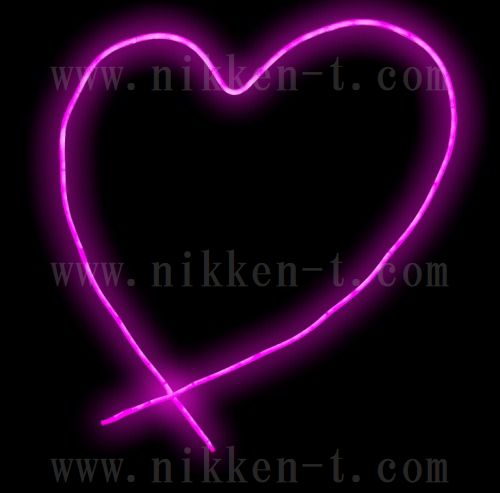 ※在庫限り特価品　W55cm×H65cm　ネオン　ハート　