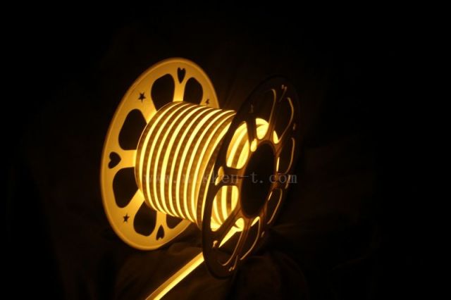 平型LEDネオンロープライト20ｍ LED2,400球 シャンパンゴールド RY2