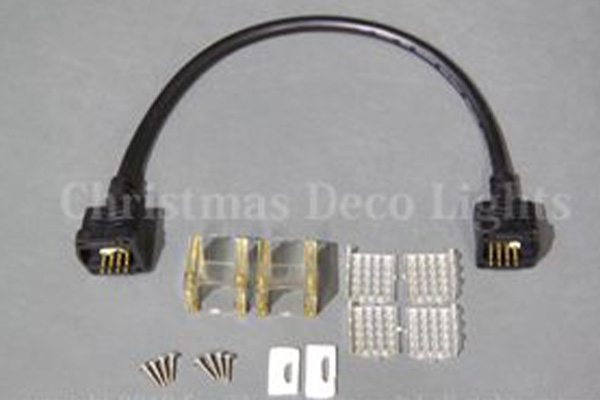 LEDネオンフレックス RW／SW10-D1／F1共通 灯体間連結ケーブル（灯体接続4芯コネクタ×2）