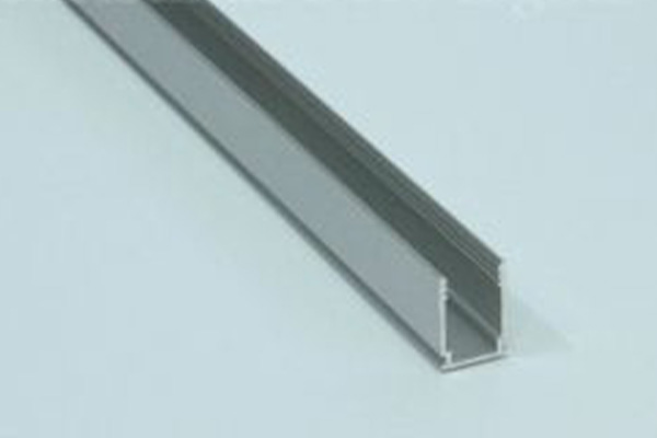 アルミレール、内寸幅10×高さ14mm、外寸幅12.5×高さ17.7mm、長さ1m (LEDネオンフレックス 幅9-10mm／高さ15-20mm用)