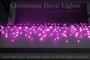 プロ仕様」LEDイルミネーション、アイシクル(ツララ)、常点、プロ仕様