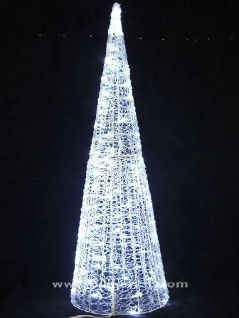 クリスタルグロー・コーン　RY2　（小）　ホワイト　H150cm　送料別途要