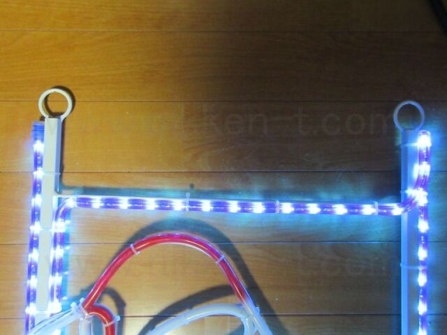 LEDチューブライトはしごサンタ H210cm