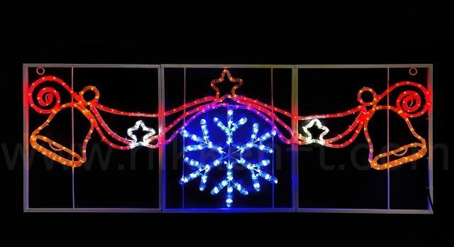 LEDチューブライトDX　スノーフレークモチーフベル