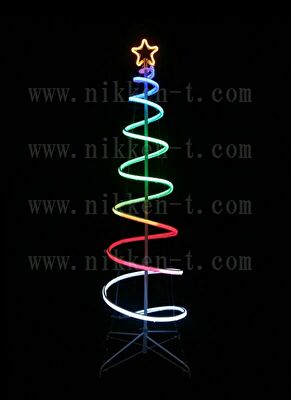 LEDネオンスパイラルツリー　150ｃｍ