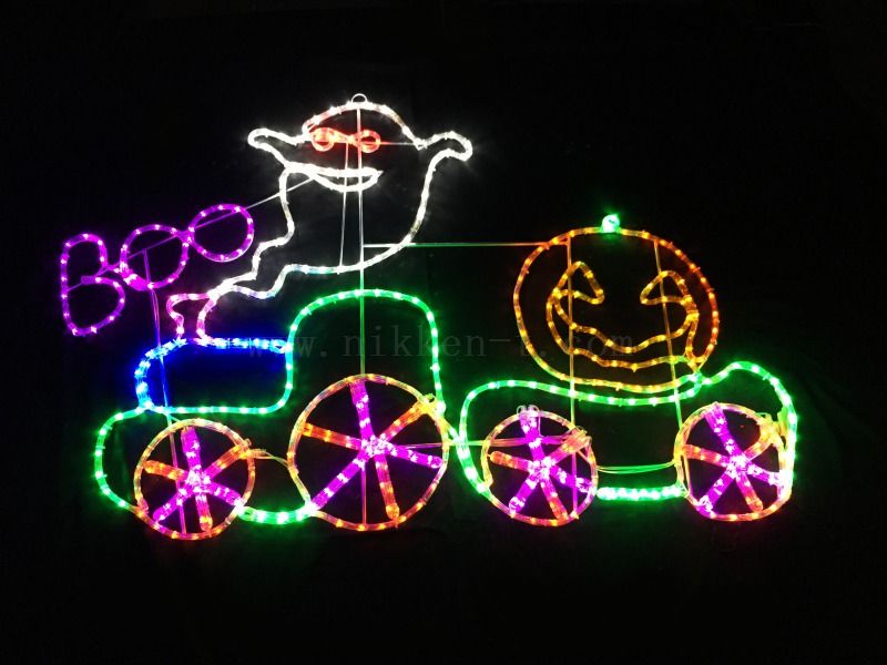 LEDチューブライト　ゴーストトレイン　W140×H63ｃｍ