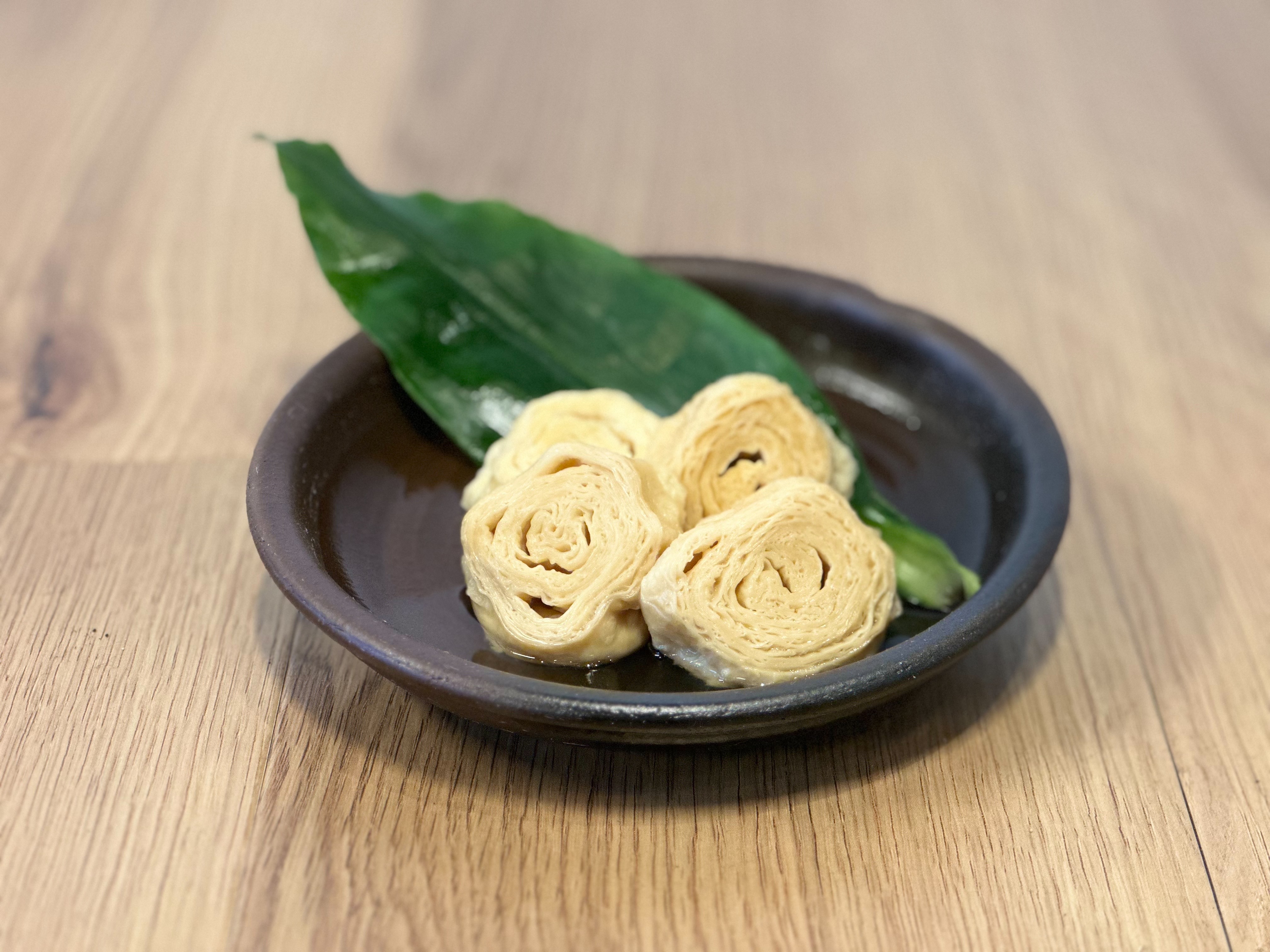 だしが決め手のゆば煮つけ