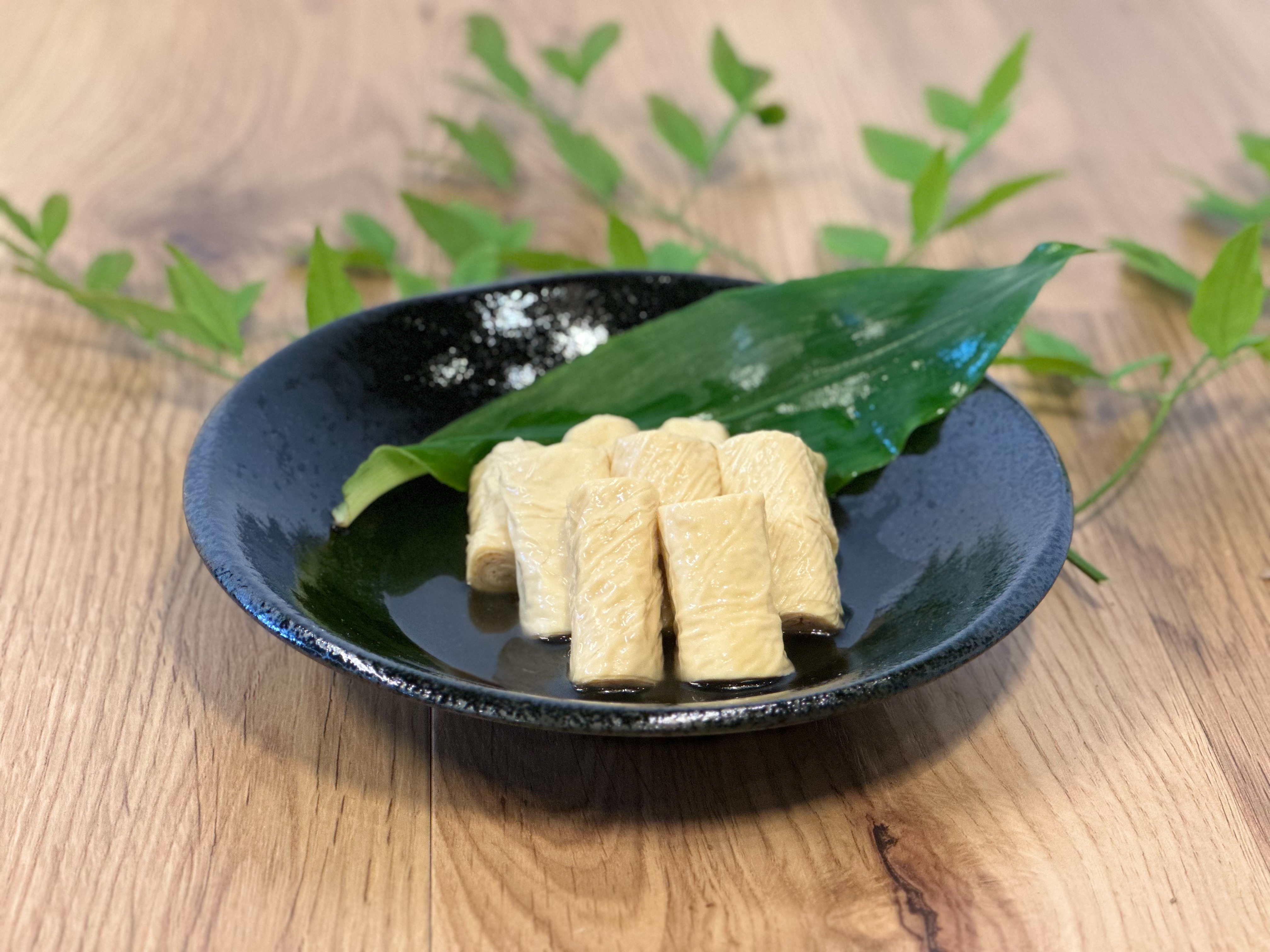 細巻きゆばの含め煮