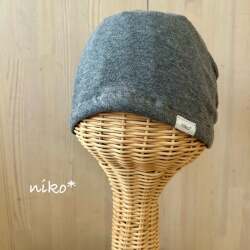 オーガニックやわらかコットン（濃いグレー）