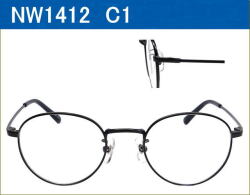 激安通販のメタルフレームメガネ,レンズ付き眼鏡　近視,乱視,老眼鏡にも