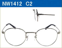 激安通販のメタルフレームメガネ,レンズ付き眼鏡　近視,乱視,老眼鏡にも