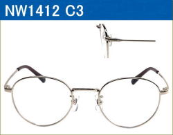激安通販のメタルフレームメガネ,レンズ付き眼鏡　近視,乱視,老眼鏡にも