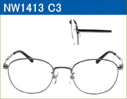 激安通販のメタルフレームメガネ,レンズ付き眼鏡　近視,乱視,老眼鏡にも