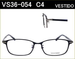 お洒落でスマートなデザインのメタルフレーム眼鏡　度付きレンズ付きセット