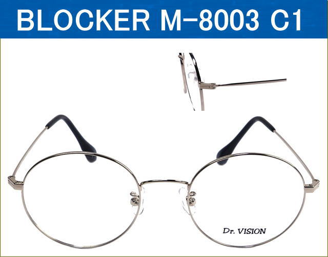 人気のちょっと大きめ丸メガネ【BLOCKER】 近視、乱視、老眼鏡にも最適