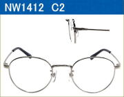 激安通販のメタルフレームメガネ,レンズ付き眼鏡　近視,乱視,老眼鏡にも