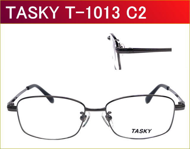 No.1886メガネ　TASKY【度数入り込み価格】 激安通販メタルフレームメガネ 【TASKY】 遠近両用メガネにも最適 近視
