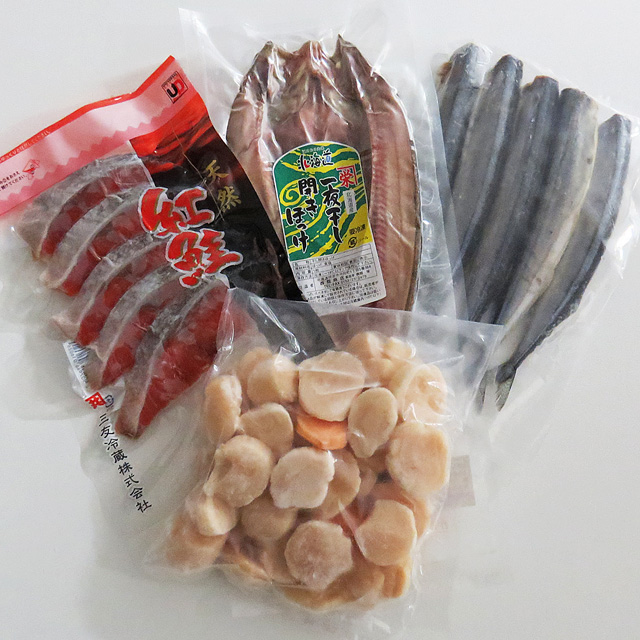 タイエーほたて貝柱とお魚３種おすすめセット