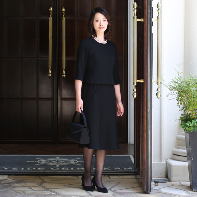 ドラマ「1122 いいふうふ」出演女優着用】 喪服 ブラックフォーマル