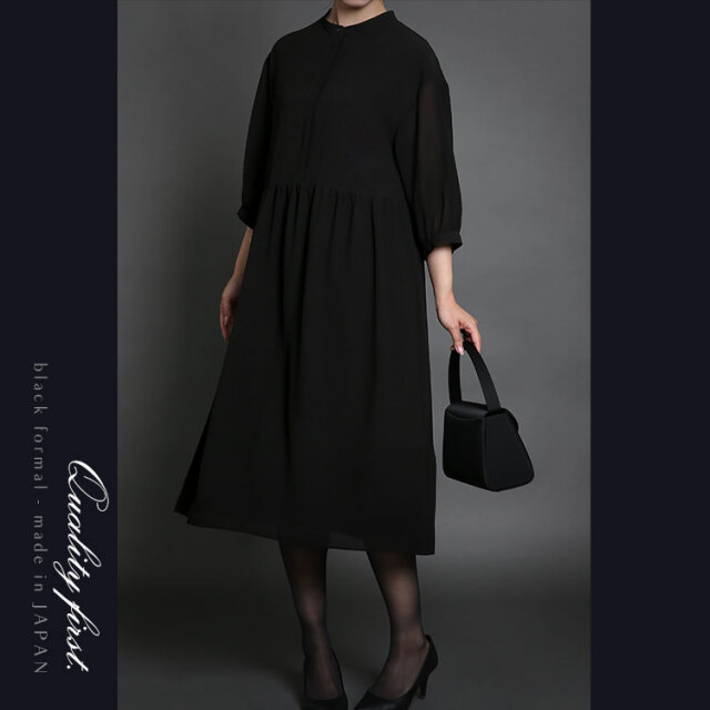 喪服 ブラックフォーマル 夏用 レディース ワンピース 日本製 礼服