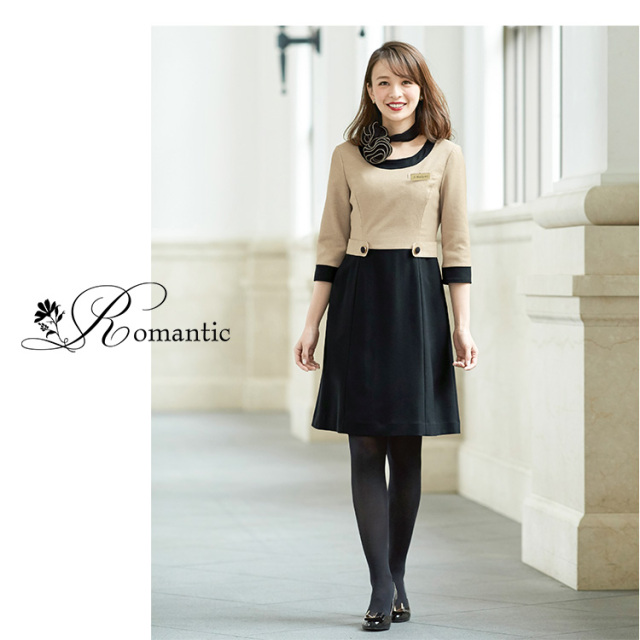 事務服 ワンピース レディース 制服 仕事服 美容 医療 オフィス 会社